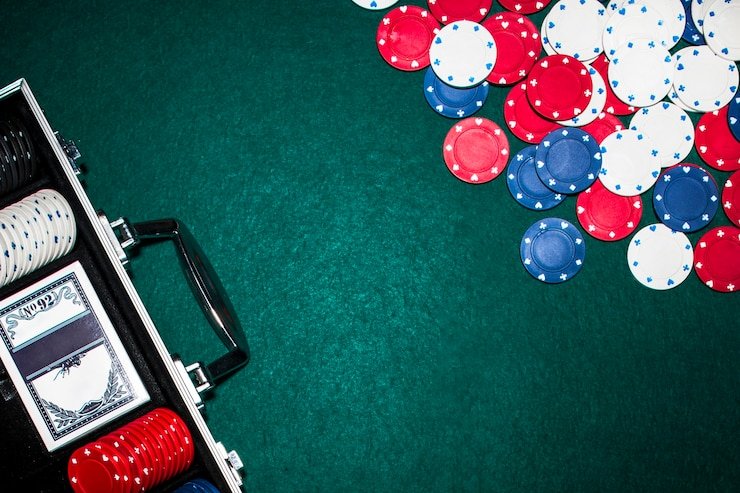 Live casino table with multiple camera feeds